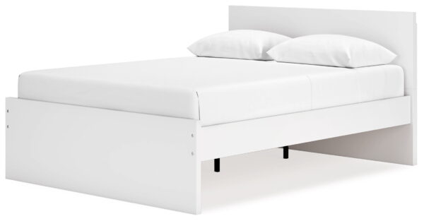 Onita - White - Queen Panel Platform Bed - Image 4