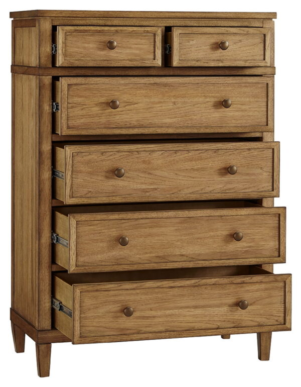 Sharlance - Brown - Six Drawer Chest - Image 3