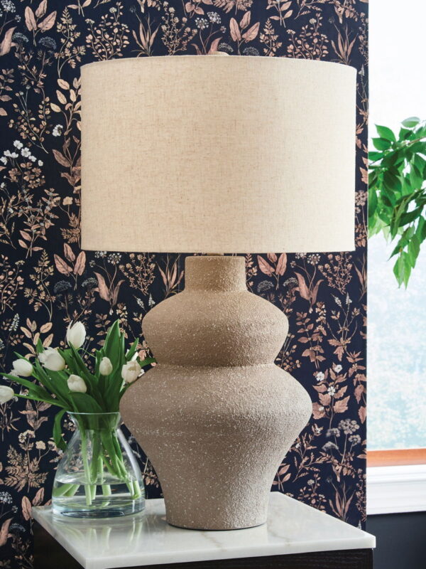 Jossleigh - Beige - Metal Table Lamp - Image 2