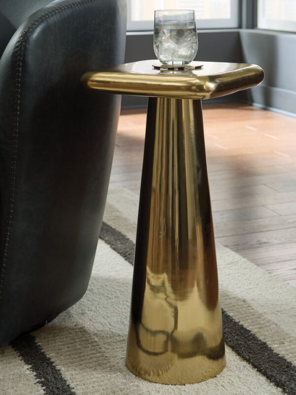 Dallenburg - Gold Finish - Accent Table - Image 4