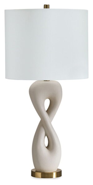 Judrich - White / Gold Finish - Poly Table Lamp