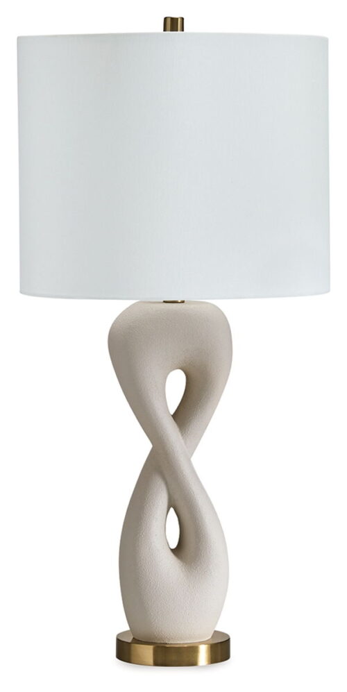 Judrich - White / Gold Finish - Poly Table Lamp