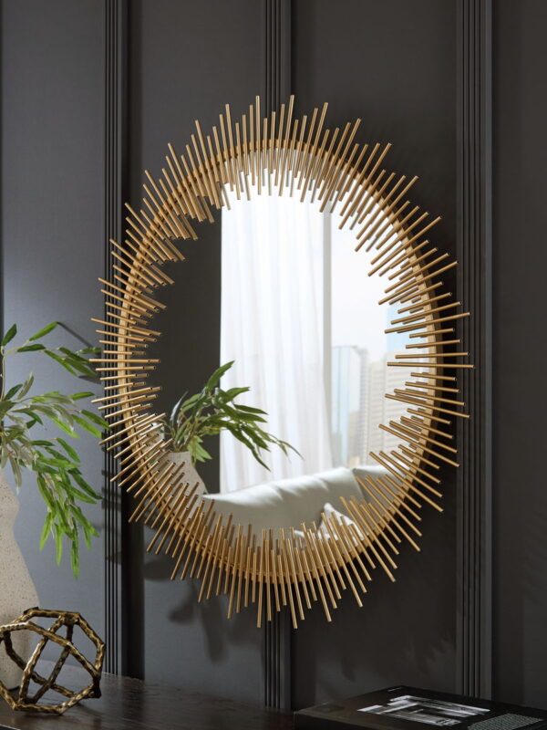 Wainport - Gold Finish - Accent Mirror - Image 2