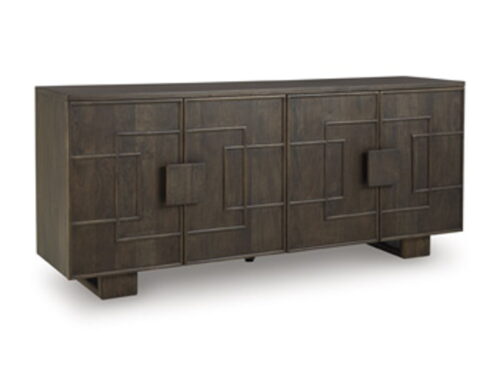 Cato - Dark Brown - Accent Cabinet