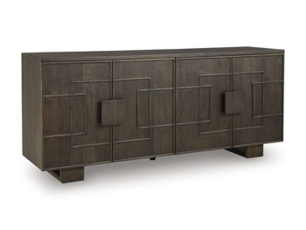 Cato - Dark Brown - Accent Cabinet
