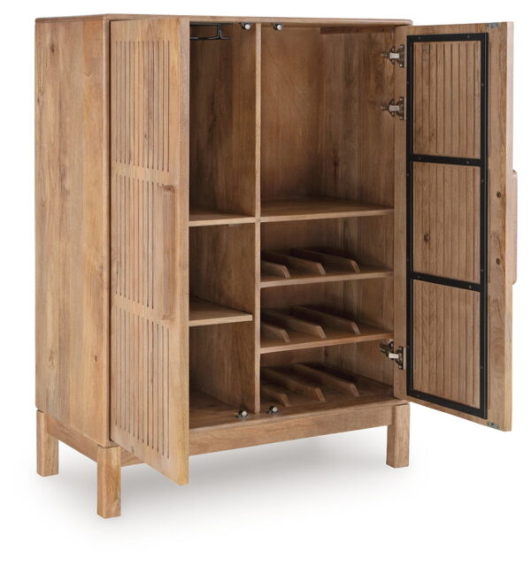 Pellamour - Natural Brown - Bar Cabinet - Image 2