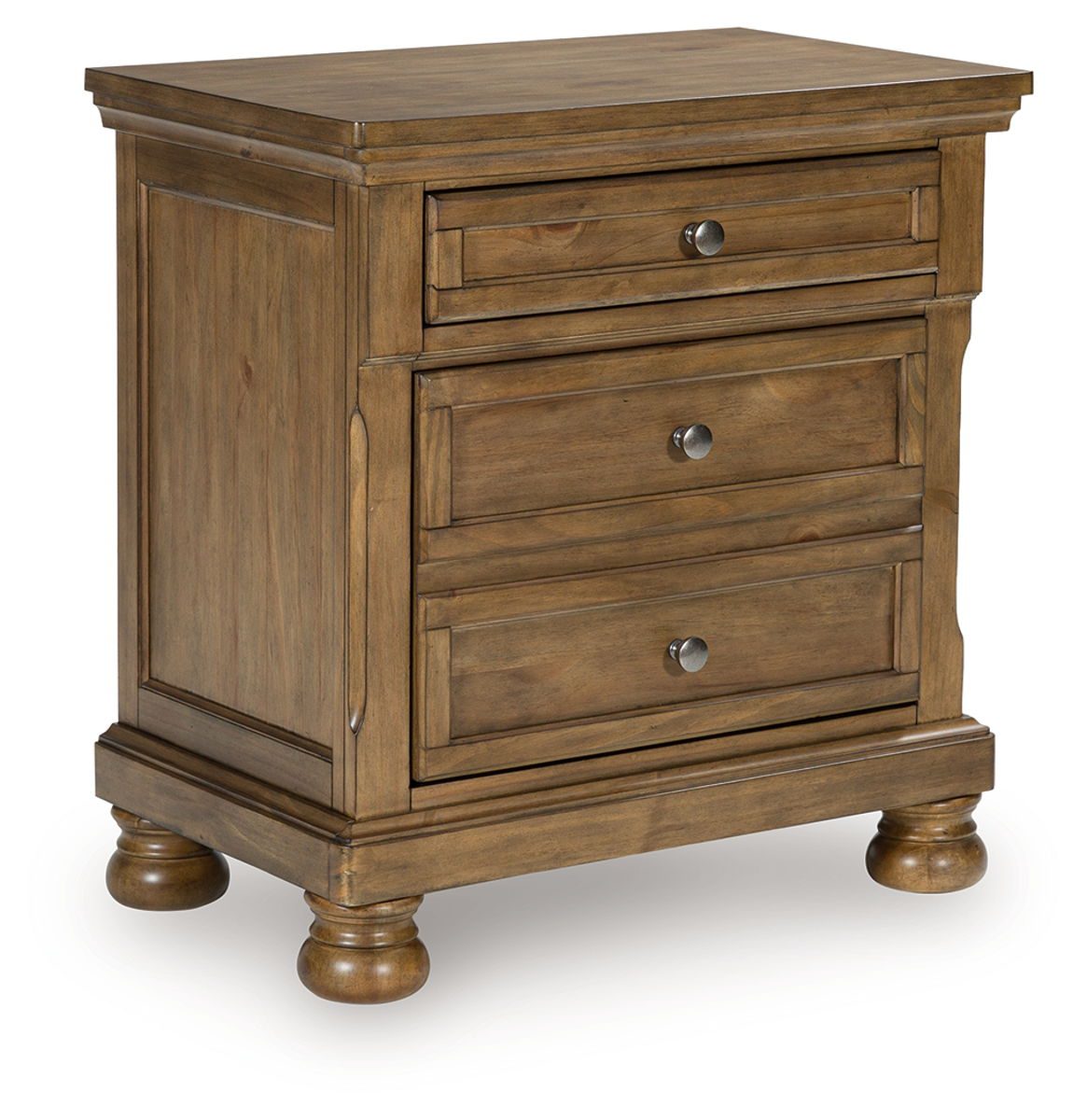 Feddinger - Medium Brown - Two Drawer Night Stand
