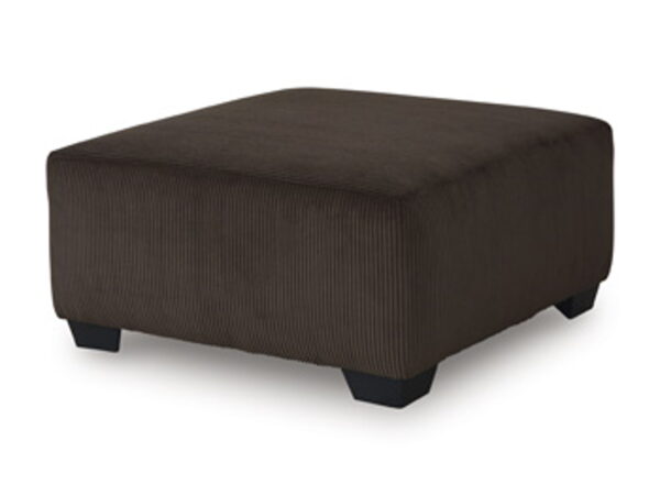 Kimlee - Chocolate - Oversized Accent Ottoman