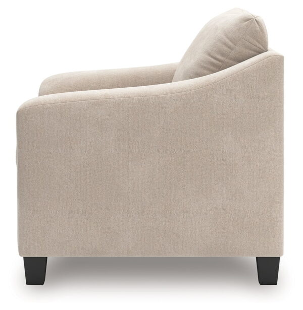 Willarae - Taupe - 2 Pc. - Chair And A Half, Ottoman - Image 4