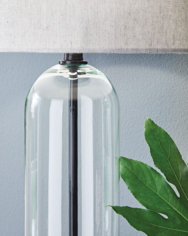 Kerrbrook - Clear / Black - Glass Table Lamp - Image 2