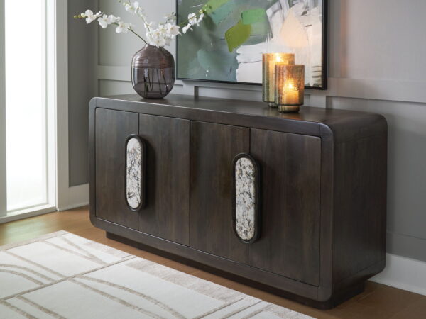 Elliston - Espresso Brown - Accent Cabinet - Image 3