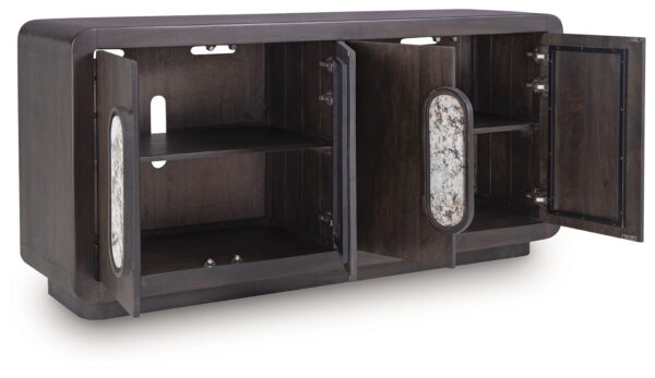 Elliston - Espresso Brown - Accent Cabinet - Image 2