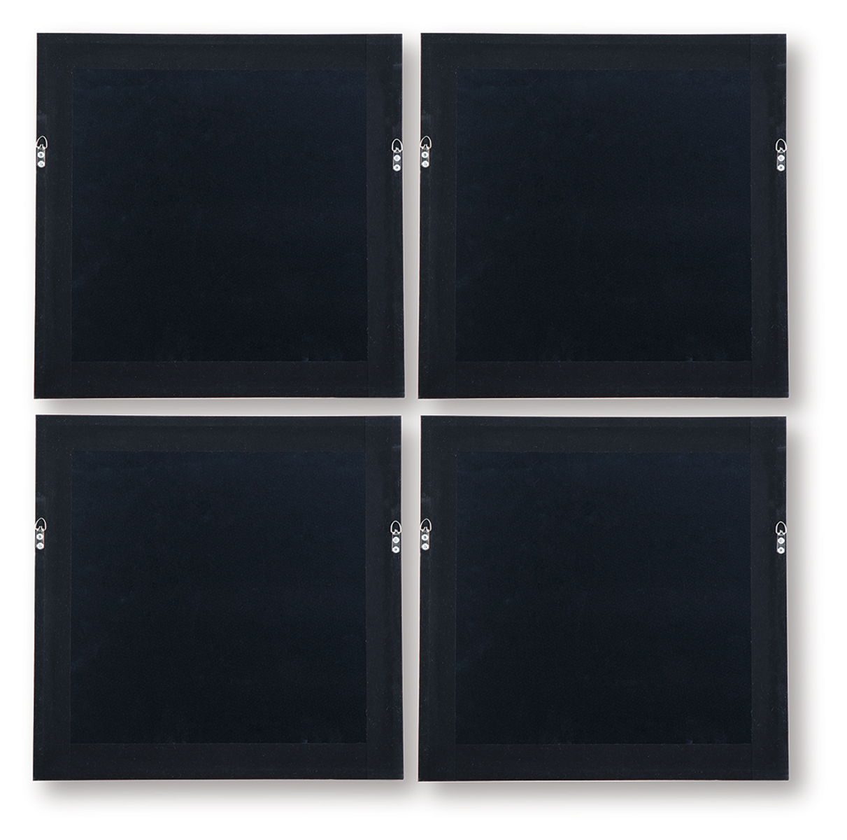 Dallbourne - White / Gold Finish - Wall Art Set (Set of 4) - Image 2