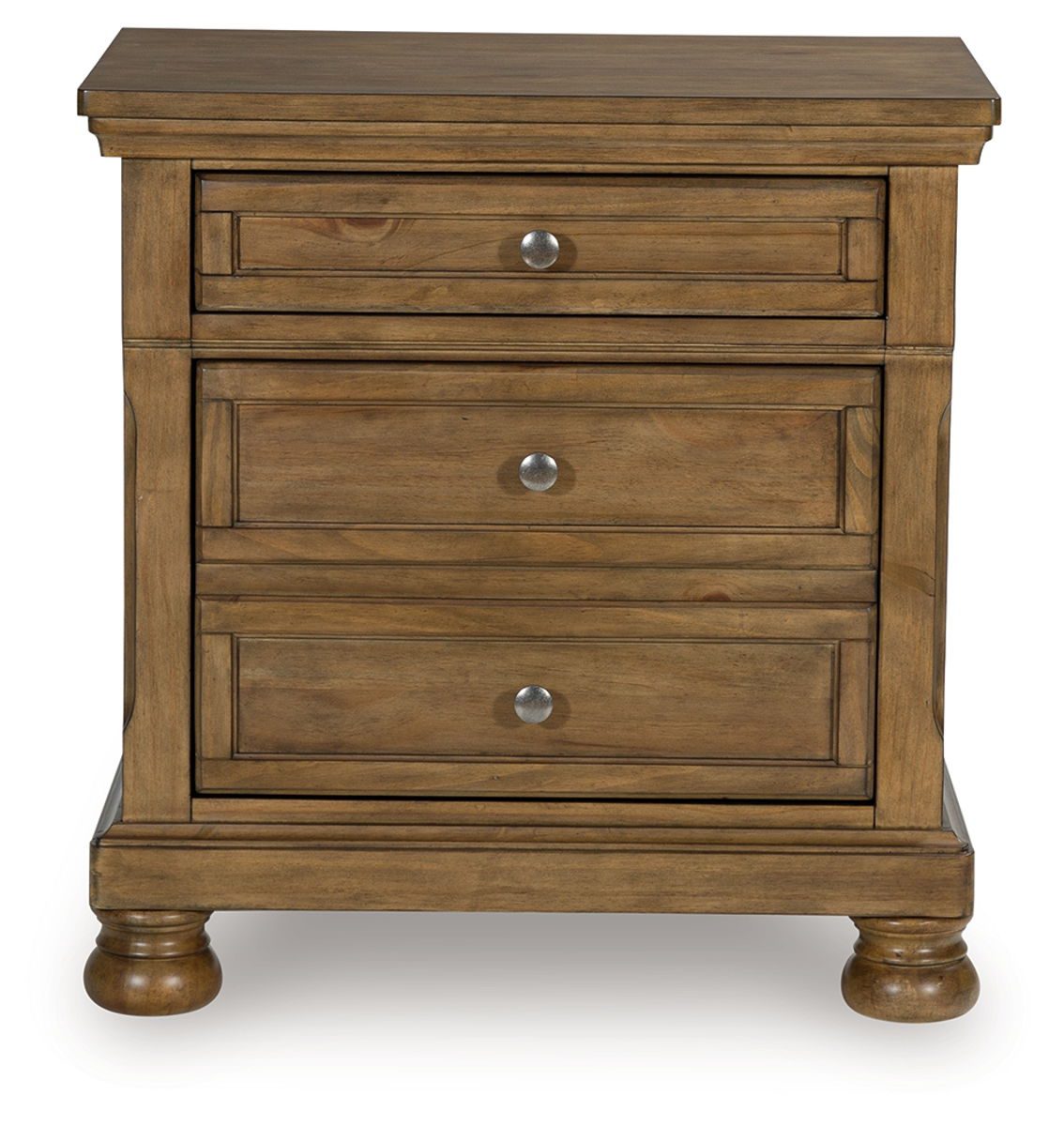 Feddinger - Medium Brown - Two Drawer Night Stand - Image 2