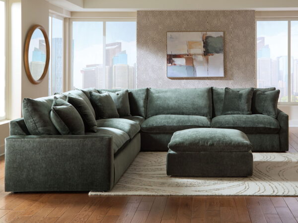 Carriage View - Jade - 3-Piece Sectional - Image 3
