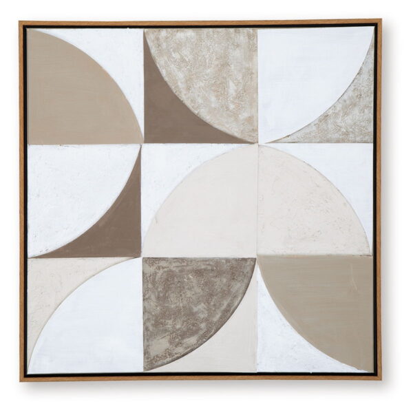 Harelman - Tan / Taupe / White - Wall Art - Image 2