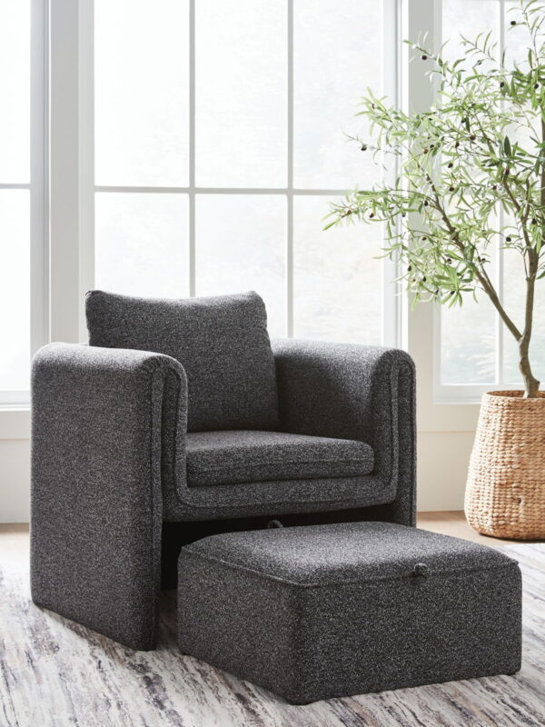 Vreni - Charcoal / Black - Accent Chair - Image 4