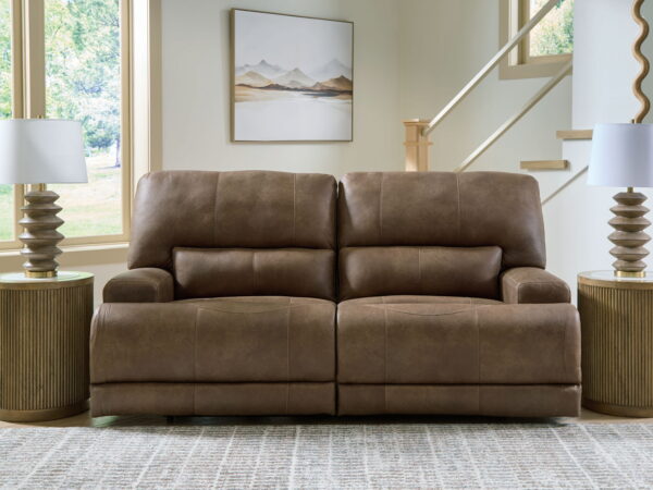Beckley Place - Earth - 2 Seat Power Reclining Sofa With Adjustable Headrest - Image 2