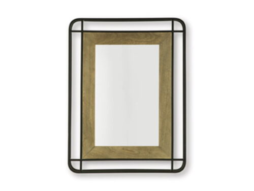 Beelman - Black / Brown - Accent Mirror