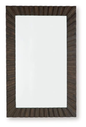 Advin - Dark Brown - Accent Mirror