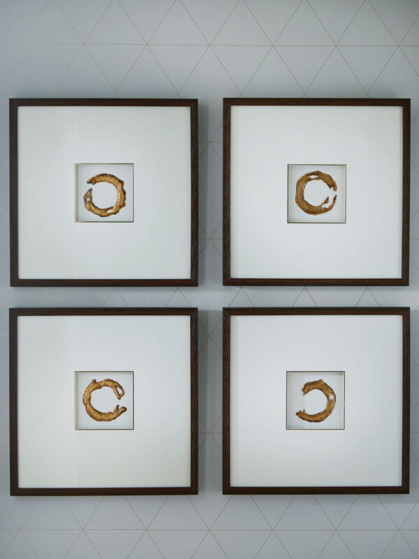 Dallbourne - White / Gold Finish - Wall Art Set (Set of 4) - Image 4