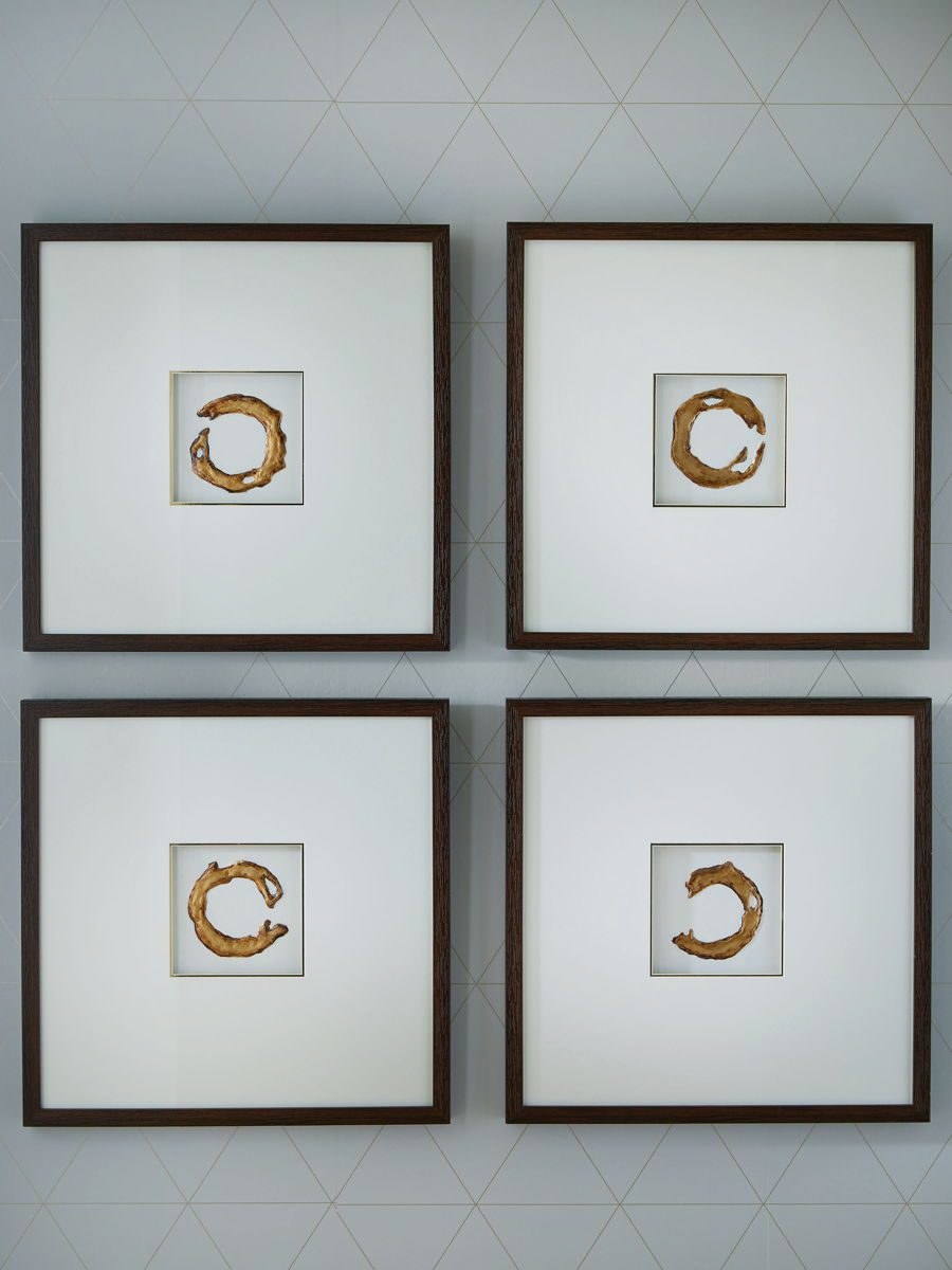 Dallbourne - White / Gold Finish - Wall Art Set (Set of 4) - Image 4