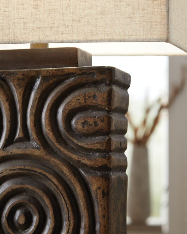 Heathbury - Antique Brown - Paper Table Lamp - Image 2