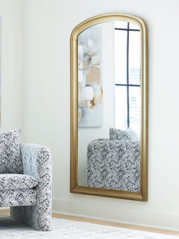 Fintan - Gold Finish - Floor Mirror - Image 2