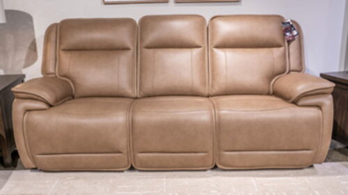 Glencroft - Sahara - Power Reclining Sofa With Adjustable Headrest