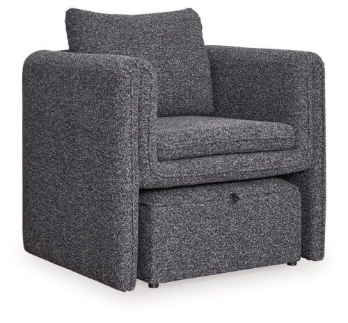 Vreni - Charcoal / Black - Accent Chair