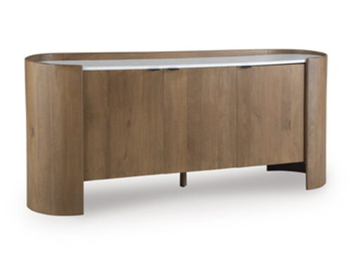 Fitzroy - Brown / White - Accent Cabinet