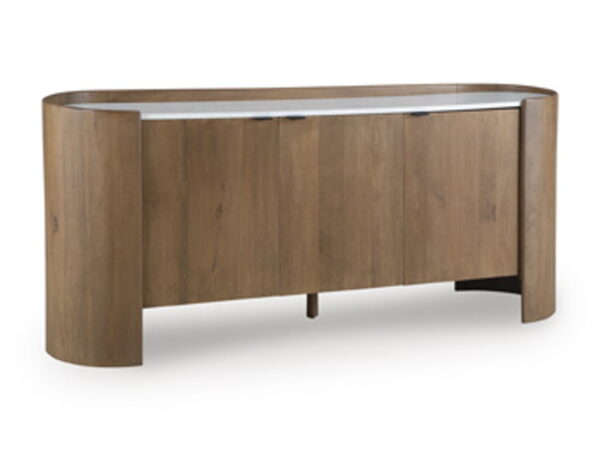 Fitzroy - Brown / White - Accent Cabinet