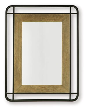 Beelman - Black / Brown - Accent Mirror