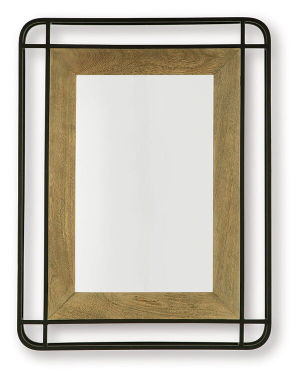 Beelman - Black / Brown - Accent Mirror