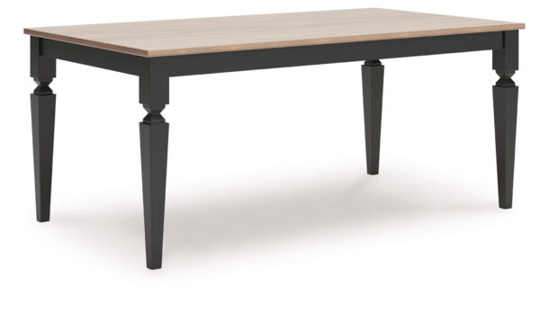 Brenkerton - Grayish Brown / Black - Rectangular Dining Room Table - Image 4