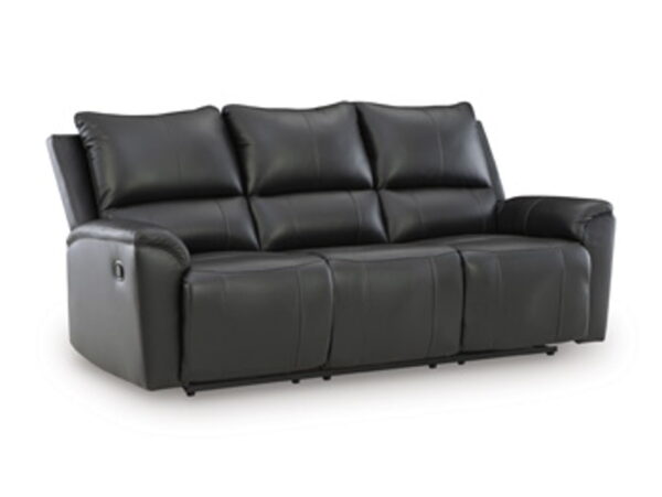 Glossmore - Black - Reclining Sofa