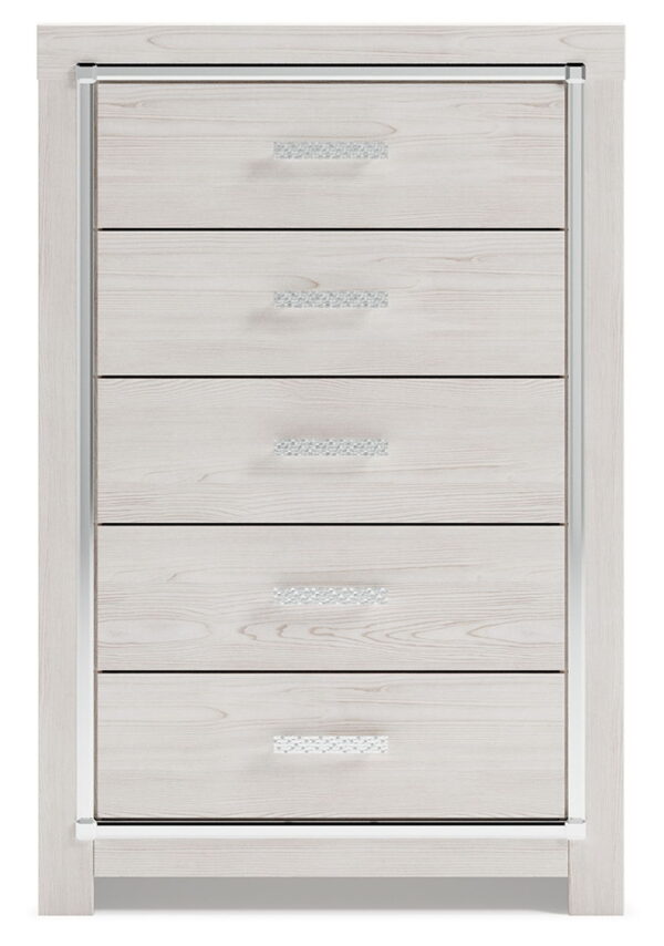 Altyra - White - Five Drawer Chest - Image 4
