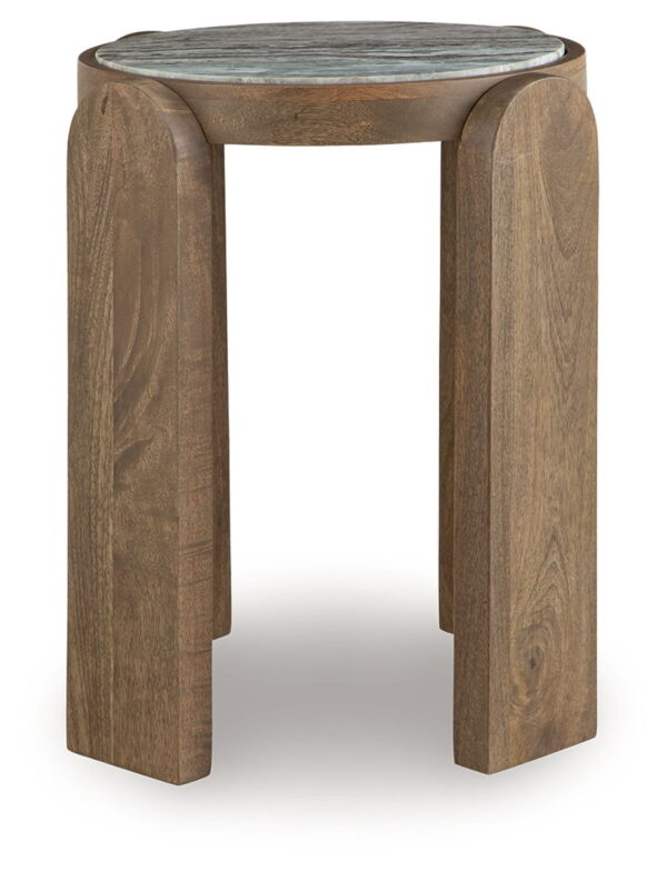 Gavrilley - Gray / White / Brown - Accent Table - Image 3