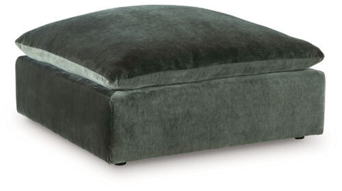 Carriage View - Jade - Oversized Accent Ottoman