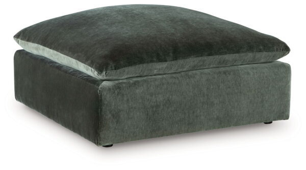 Carriage View - Jade - Oversized Accent Ottoman