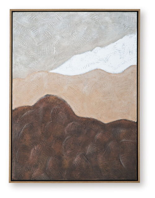 Fanthorne - Tan / Brown / White - Wall Art