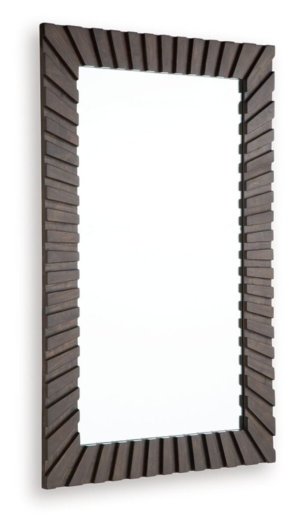 Advin - Dark Brown - Accent Mirror - Image 4