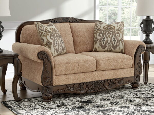 Chelsworth - Golden - Loveseat - Image 4