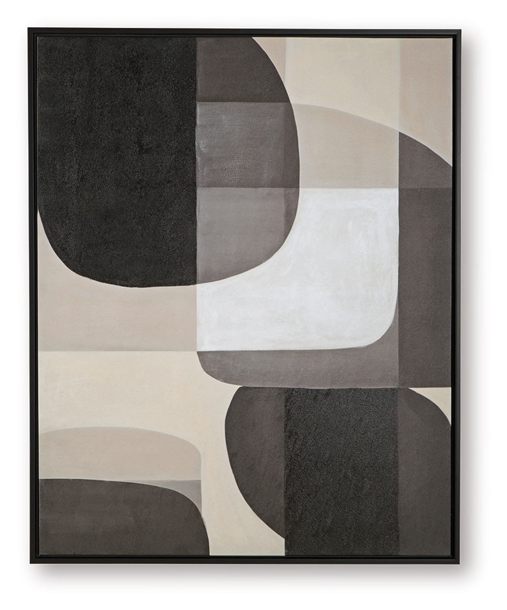 Kesleigh - Black / White - Wall Art