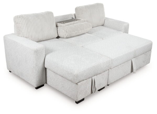Wohlen - Alloy - 2-Piece Sectional With Pop Up Sleeper And LAF Corner Chaise - Image 3