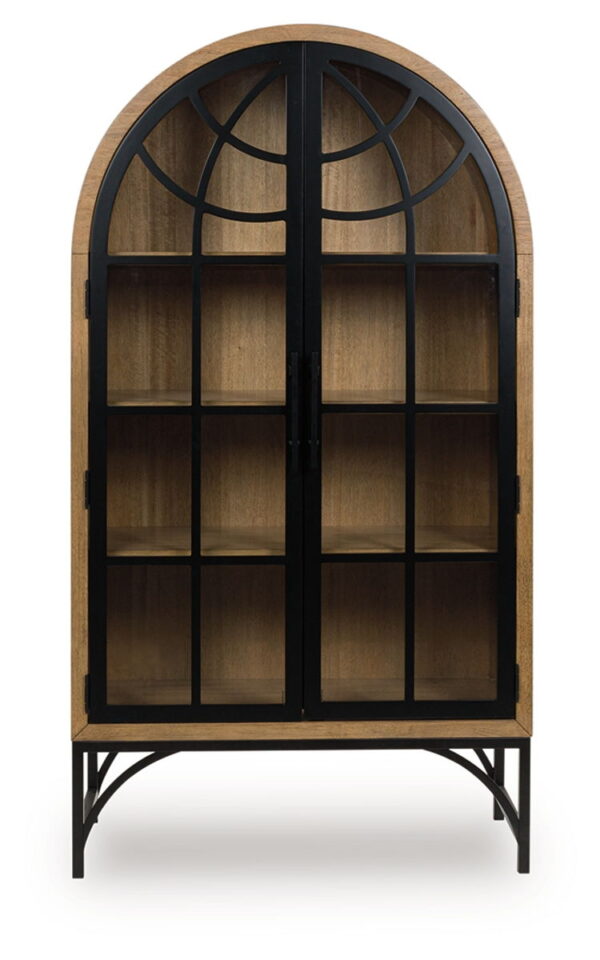 Gwenwich - Natural / Black - Accent Cabinet - Image 2
