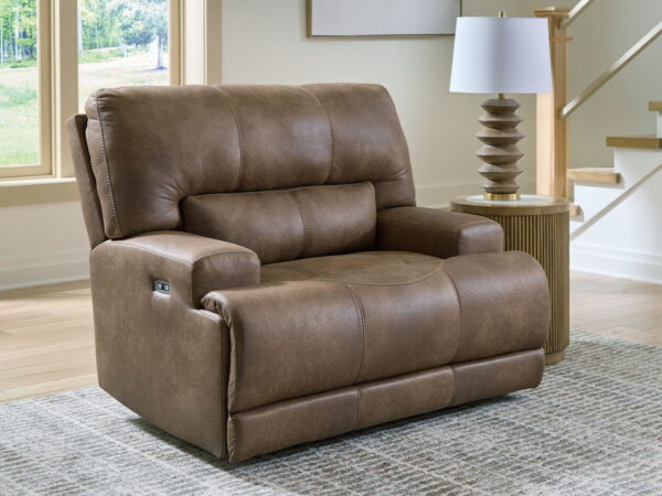 Beckley Place - Earth - Power Recliner With Adjustable Headrest - Image 3