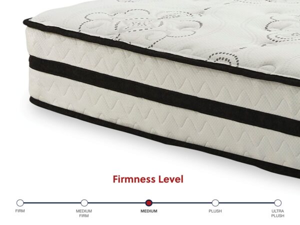 Chime 10 Inch Hybrid - White - 2 Pc. - Queen Mattress And Pillow - Image 3