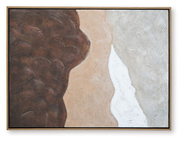 Fanthorne - Tan / Brown / White - Wall Art - Image 3