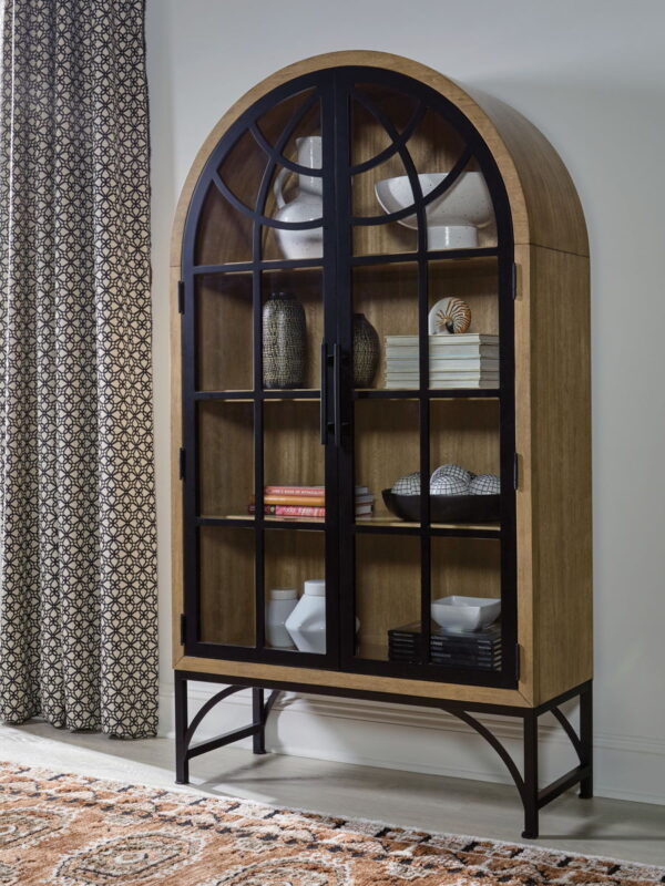 Gwenwich - Natural / Black - Accent Cabinet - Image 4